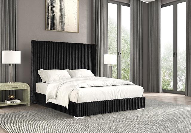 Cadwell Bed Black, Grey, Pink & White - Imperial Furniture (Las Vegas, NV) - Multi Location