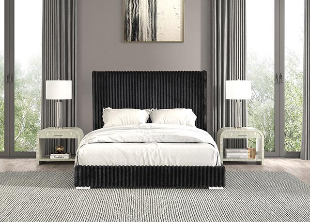 Cadwell Bed Black, Grey, Pink & White - Imperial Furniture (Las Vegas, NV) - Multi Location