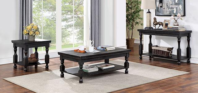 CALANDRA End Table, Antique Black - Imperial Furniture (Las Vegas, NV) - Multi Location