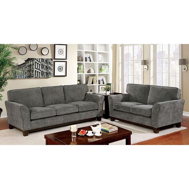 Caldicot Gray Love Seat - Imperial Furniture (Las Vegas, NV) - Multi Location