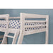 California III Wire-Brushed White Twin/Full Bunk Bed w/ 2 Drawers - Imperial Furniture (Las Vegas, NV) - Multi Location