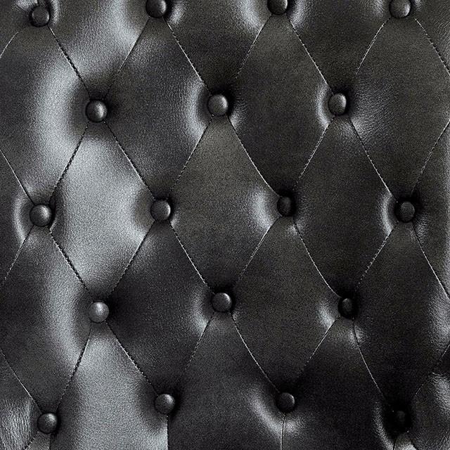YELENA Gray/Black Height-Adjustable Arm Chair - Imperial Furniture (Las Vegas, NV) - Multi Location