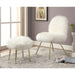 Caoimhe White/Gold Accent Chair - Imperial Furniture (Las Vegas, NV) - Multi Location