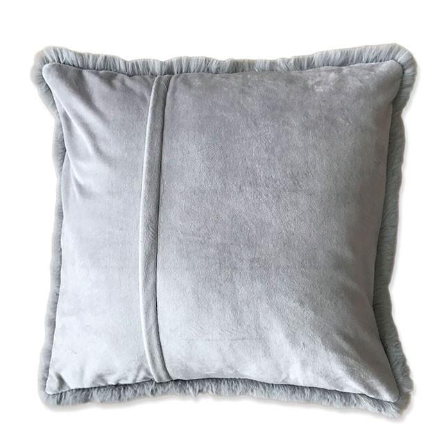 Caparica Silver 20" X 20" Pillow, Silver - Imperial Furniture (Las Vegas, NV) - Multi Location