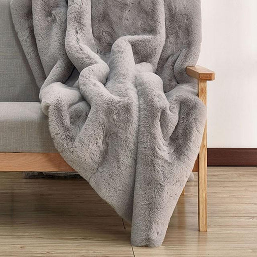 Caparica Silver Throw, Silver - Imperial Furniture (Las Vegas, NV) - Multi Location
