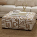 CARLETON Ottoman, Ivory/Tan - Imperial Furniture (Las Vegas, NV) - Multi Location