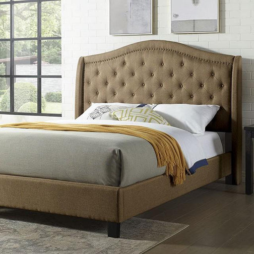 Carly Cal.King, E.King, Full, & Queen Bed Grey & Brown - Imperial Furniture (Las Vegas, NV) - Multi Location