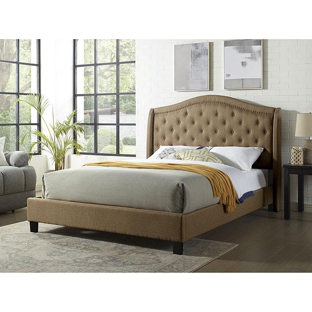 Carly Cal.King, E.King, Full, & Queen Bed Grey & Brown - Imperial Furniture (Las Vegas, NV) - Multi Location