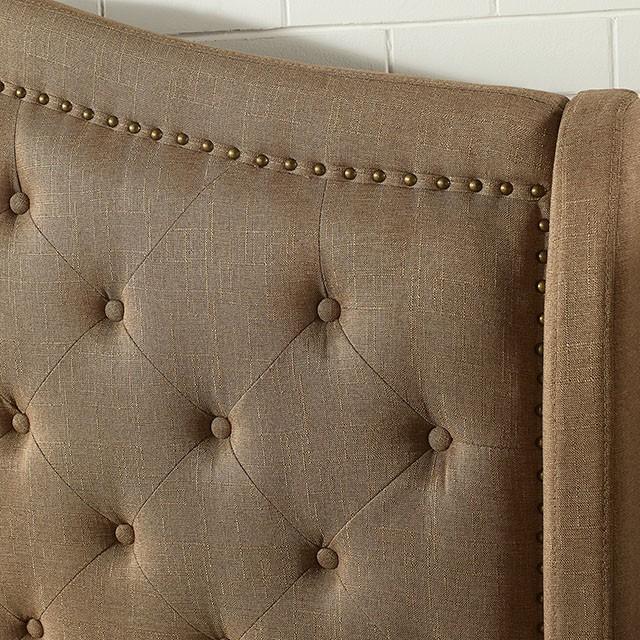 Carly Cal.King, E.King, Full, & Queen Bed Grey & Brown - Imperial Furniture (Las Vegas, NV) - Multi Location