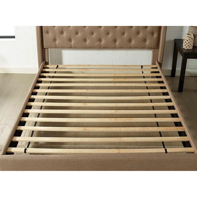 Carly Cal.King, E.King, Full, & Queen Bed Grey & Brown - Imperial Furniture (Las Vegas, NV) - Multi Location