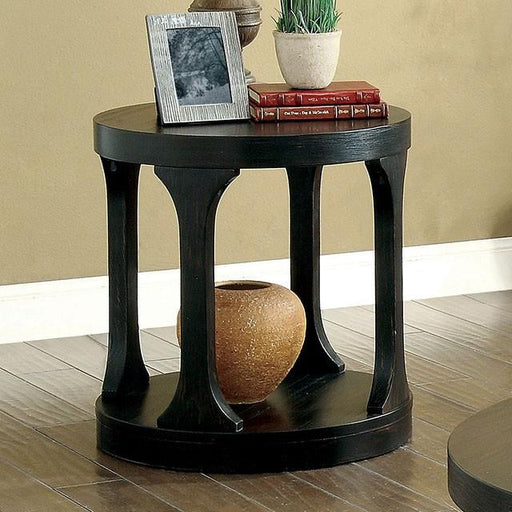 Carrie Antique Black End Table - Imperial Furniture (Las Vegas, NV) - Multi Location