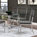 Casper 7 Pc Dining Table Set Chrome - Imperial Furniture (Las Vegas, NV) - Multi Location