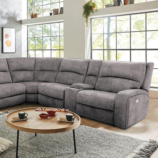 APOSTOLOS Power Sectional, Light Gray - Imperial Furniture (Las Vegas, NV) - Multi Location