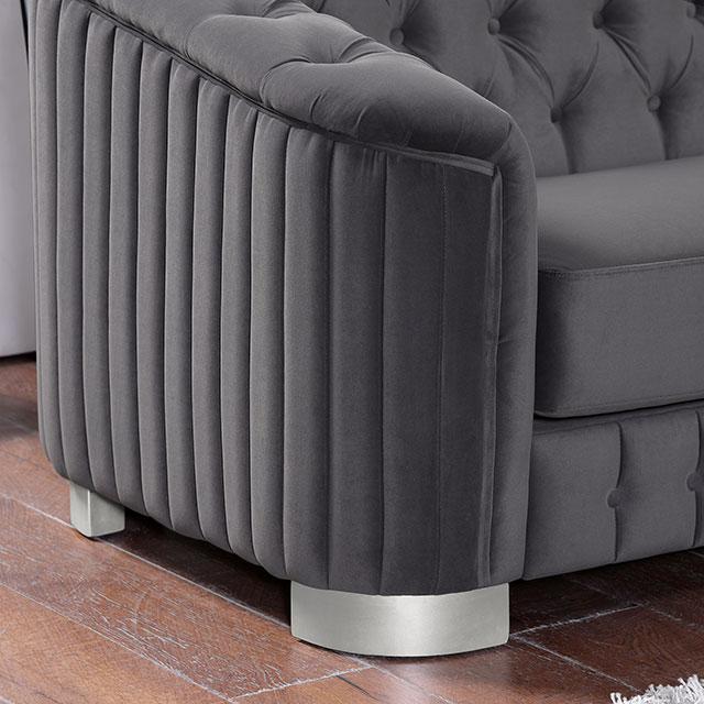 CASTELLON Chair, Dark Gray - Imperial Furniture (Las Vegas, NV) - Multi Location