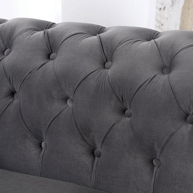 CASTELLON Chair, Dark Gray - Imperial Furniture (Las Vegas, NV) - Multi Location