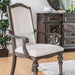 ARCADIA Rustic Natural Tone/ Ivory Arm Chair (2/CTN) - Imperial Furniture (Las Vegas, NV) - Multi Location