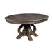 Arcadia Rustic Natural Tone Round Dining Table - Imperial Furniture (Las Vegas, NV) - Multi Location