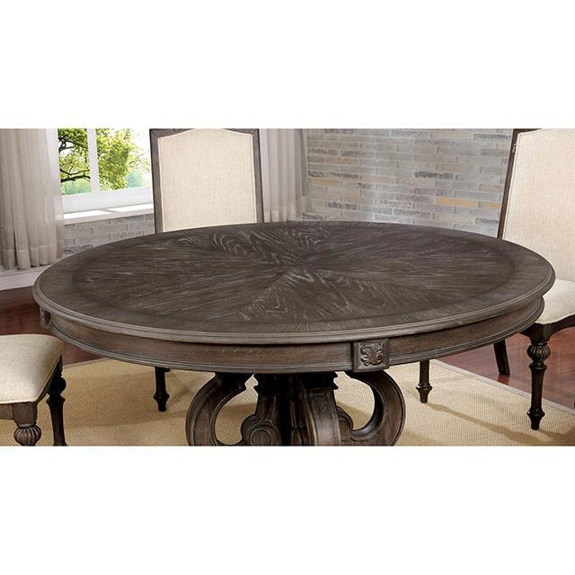 Arcadia Rustic Natural Tone Round Dining Table - Imperial Furniture (Las Vegas, NV) - Multi Location