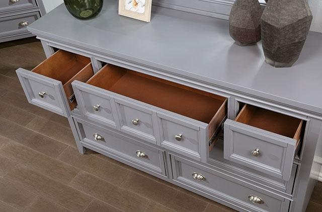 CASTLILE Dresser, Gray - Imperial Furniture (Las Vegas, NV) - Multi Location