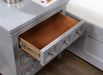 CASTLILE Night Stand w/ USB, Gray - Imperial Furniture (Las Vegas, NV) - Multi Location