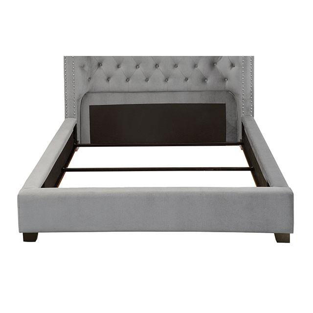 Cayla Bed Silver & Grey - Imperial Furniture (Las Vegas, NV) - Multi Location