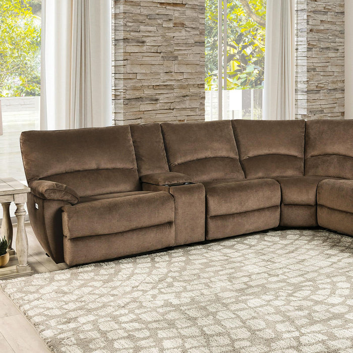 CERELIA Power Sectional, Brown - Imperial Furniture (Las Vegas, NV) - Multi Location