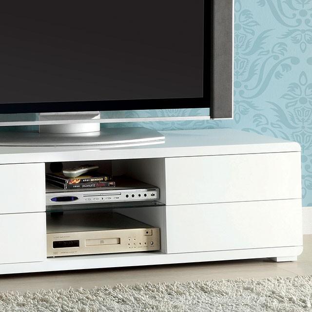 Cerro White 59" TV Console, White - Imperial Furniture (Las Vegas, NV) - Multi Location