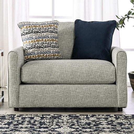 CHANCERY Chair & Half, Gray/Navy - Imperial Furniture (Las Vegas, NV) - Multi Location
