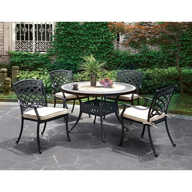 Charissa Round Patio Table - Imperial Furniture (Las Vegas, NV) - Multi Location