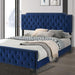 Charlize Bed Grey & Navy - Imperial Furniture (Las Vegas, NV) - Multi Location