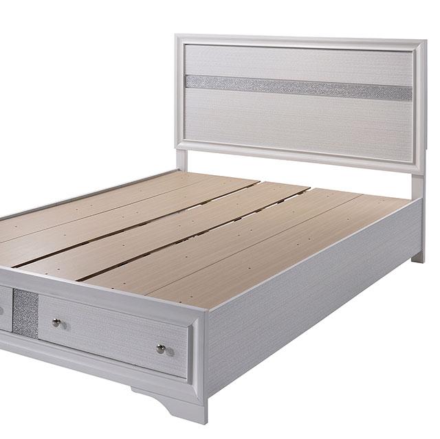 CHRISSY E.King, Full, & Queen Bed White, Grey, & Black - Imperial Furniture (Las Vegas, NV) - Multi Location