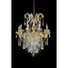 Christiana Gold 35"H Ceiling Lamp Gold, Hanging Crystal - Imperial Furniture (Las Vegas, NV) - Multi Location