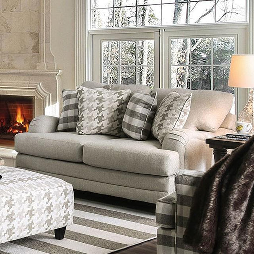 Christine Light Gray Love Seat - Imperial Furniture (Las Vegas, NV) - Multi Location