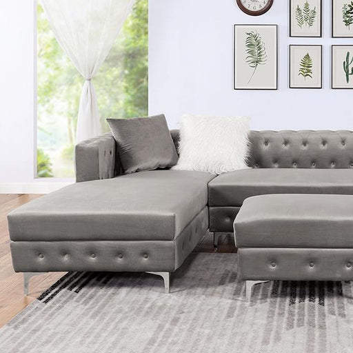 CIABATTONI Sectional, Gray - Imperial Furniture (Las Vegas, NV) - Multi Location