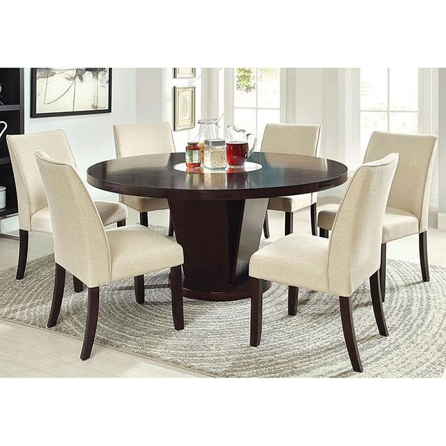 Cimma Espresso/Ivory Side Chair (2/CTN) - Imperial Furniture (Las Vegas, NV) - Multi Location