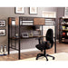 CLAPTON Black Twin Bed w/ Workstation - Imperial Furniture (Las Vegas, NV) - Multi Location