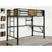 CLAPTON Black Twin Bed w/ Workstation - Imperial Furniture (Las Vegas, NV) - Multi Location
