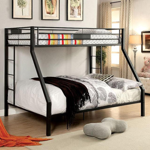 CLAREN Black Twin/Queen Bunk Bed - Imperial Furniture (Las Vegas, NV) - Multi Location
