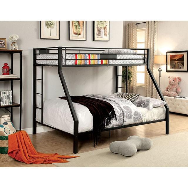 CLAREN Black Twin/Queen Bunk Bed - Imperial Furniture (Las Vegas, NV) - Multi Location