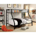 CLAREN Black Twin/Queen Bunk Bed - Imperial Furniture (Las Vegas, NV) - Multi Location