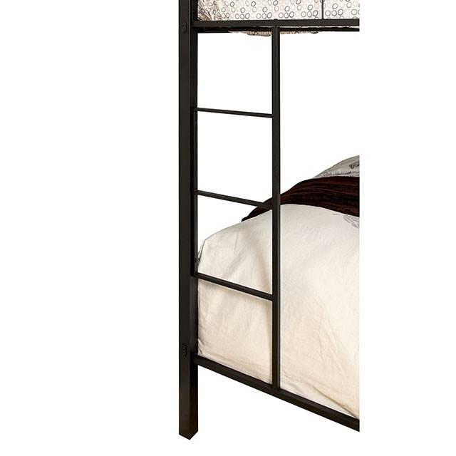 CLAREN Black Twin/Queen Bunk Bed - Imperial Furniture (Las Vegas, NV) - Multi Location