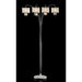 Claris Ivory/Chrome Arch Lamp, Hanging Crystal - Imperial Furniture (Las Vegas, NV) - Multi Location
