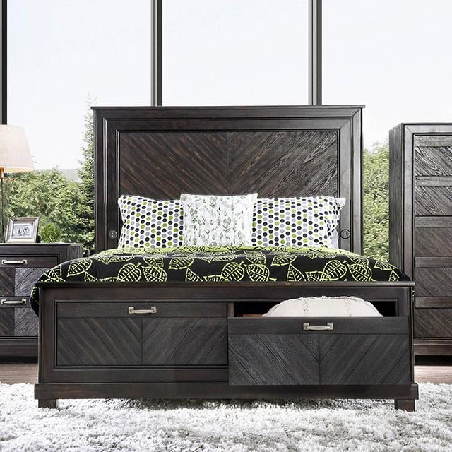 Argyros Espresso Cal.King, E.King, & Queen Bed - Imperial Furniture (Las Vegas, NV) - Multi Location