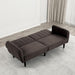 Aristide Futon Sofa Grey & Brown - Imperial Furniture (Las Vegas, NV) - Multi Location