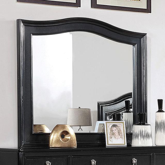 Ariston Mirror White, Silver, & Black - Imperial Furniture (Las Vegas, NV) - Multi Location