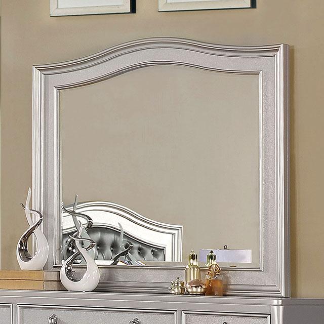 Ariston Mirror White, Silver, & Black - Imperial Furniture (Las Vegas, NV) - Multi Location