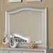 Ariston Mirror White, Silver, & Black - Imperial Furniture (Las Vegas, NV) - Multi Location