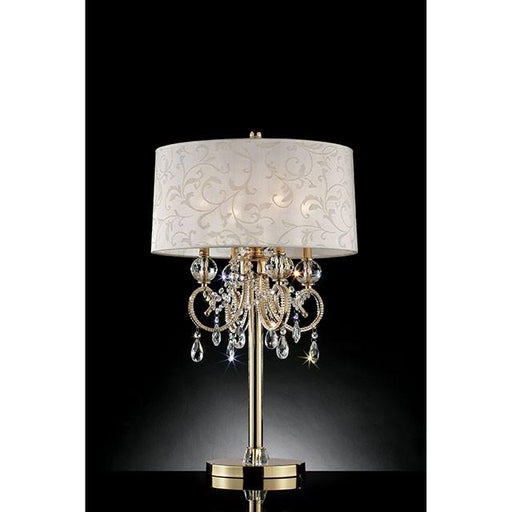 Deborah Gold 33"H Gold Table Lamp - Imperial Furniture (Las Vegas, NV) - Multi Location
