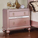 Ariston Rose Gold Night Stand - Imperial Furniture (Las Vegas, NV) - Multi Location