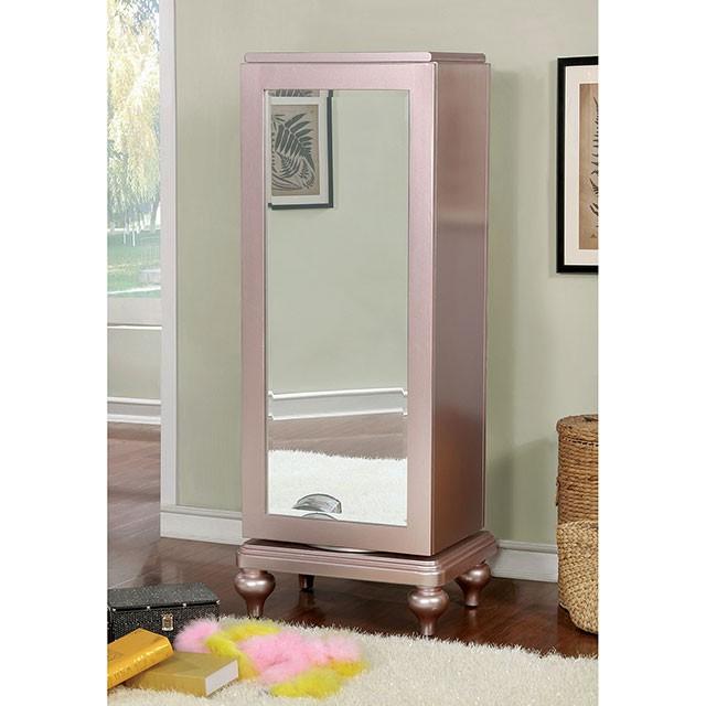 Ariston Rose Gold Swivel Chest - Imperial Furniture (Las Vegas, NV) - Multi Location